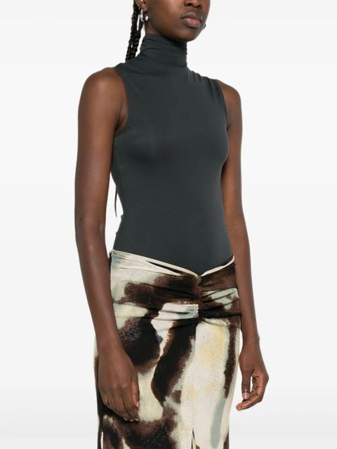 Nanushka turtleneck sleeveless bodysuit - Blue