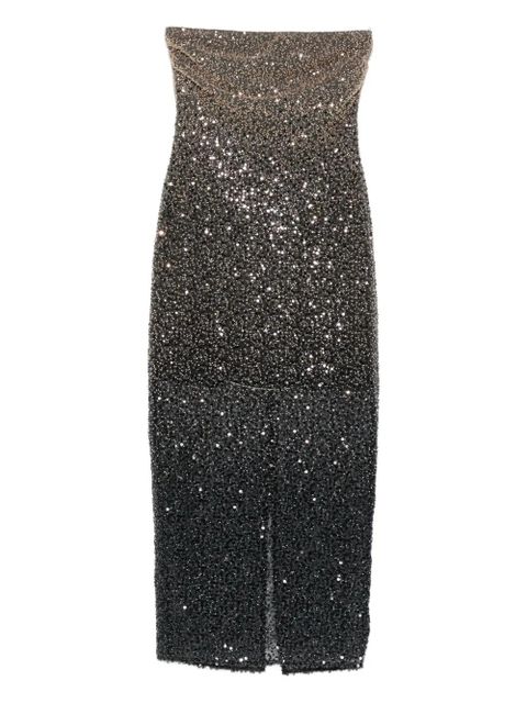 ROTATE BIRGER CHRISTENSEN beaded maxi dress - Black