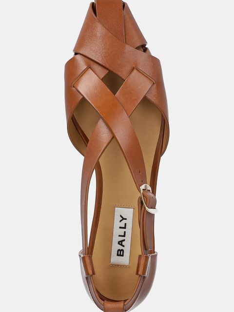 Bally baleriny skórzane
