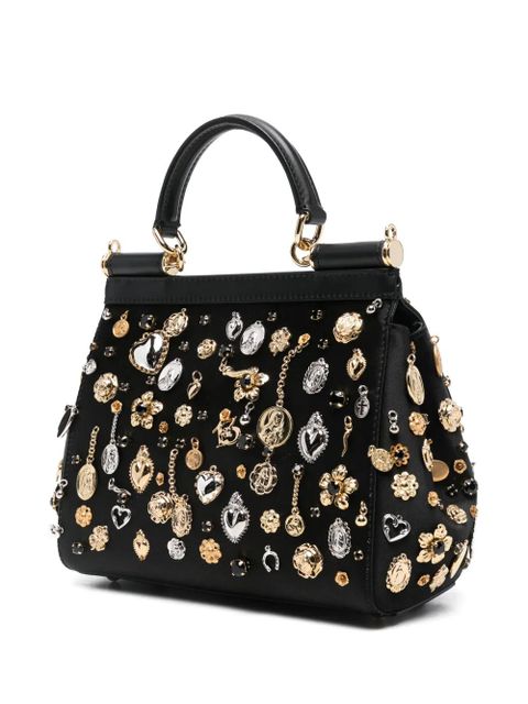Dolce & Gabbana small Sicily tote bag - Black