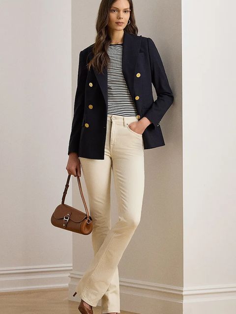 Lauren Ralph Lauren t-shirt damski kolor granatowy 200P03721