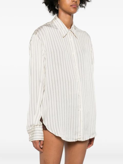 The Frankie Shop striped shirt - Neutrals - zdjęcie produktu nr 2