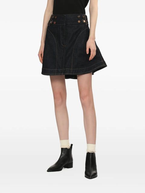 ZIMMERMANN denim mini skirt - Blue - zdjęcie produktu nr 2