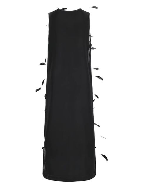 Jil Sander sleeveless maxi dress - Black - zdjęcie produktu nr 2