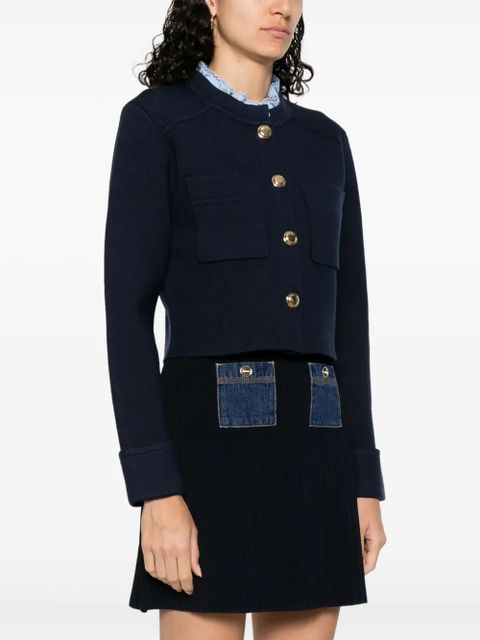 SANDRO knitted cardigan - Blue