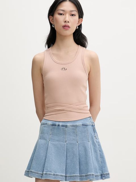 Diesel top damski bawełniany z elastanem T-ANKY-TAIL - zdjęcie produktu nr 2