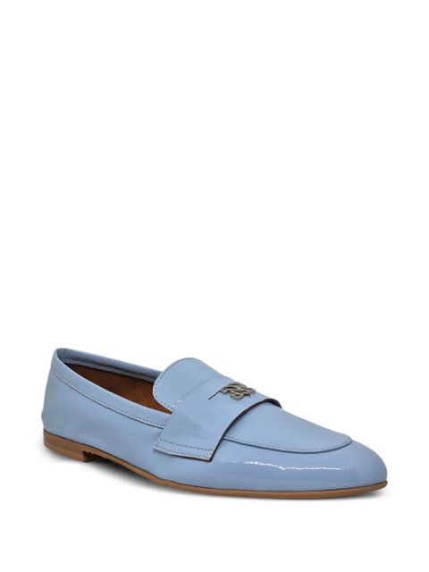 Casadei plaque strap loafers - Blue - zdjęcie produktu nr 2