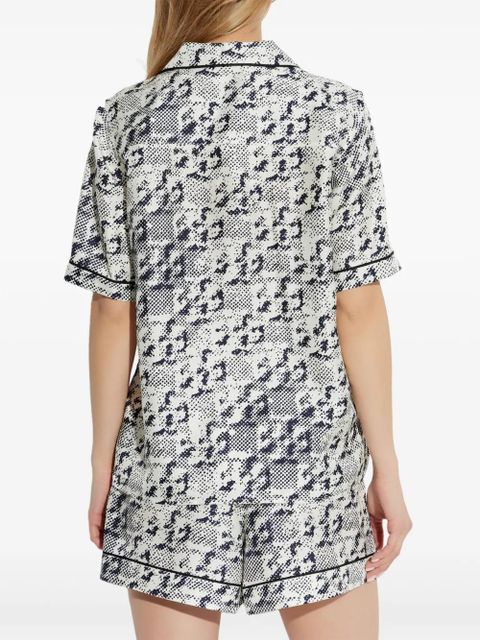 Tory Burch monogram shirt - White