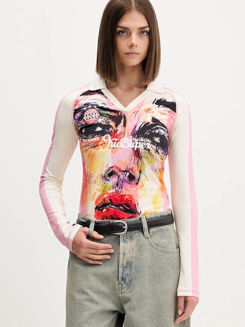 Puma longsleeve PUMA x KIDSUPER kolor różowy 632369 - zdjęcie produktu nr 1