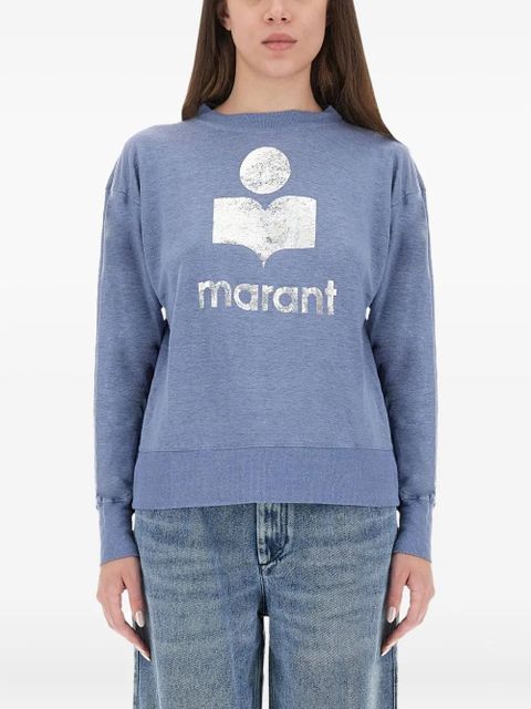 MARANT ÉTOILE logo graphic sweatshirt - Blue - zdjęcie produktu nr 1