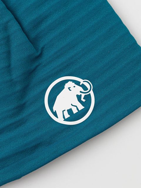 Mammut czapka Taiss Light kolor zielony z cienkiej dzianiny 1191.01071