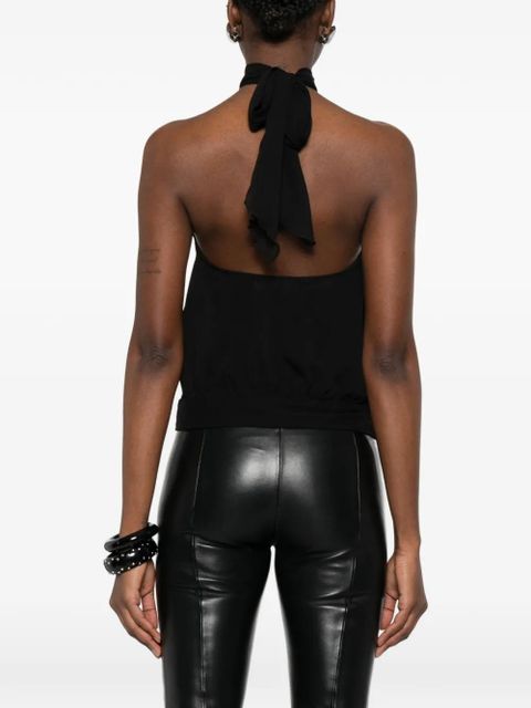 Gimaguas Boa halterneck top - Black