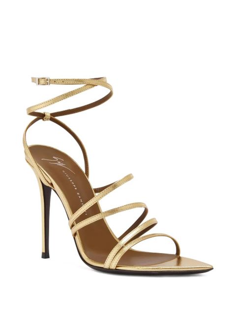 Giuseppe Zanotti 105mm Intriigo Claire sandals - Gold - zdjęcie produktu nr 2