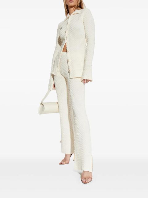 Casablanca textured shirt - White