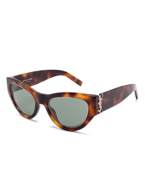 Saint Laurent Eyewear cat-eye sunglasses - Brown - zdjęcie produktu nr 2