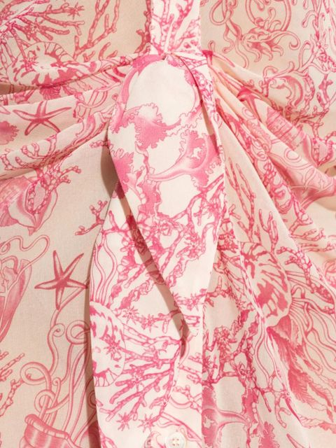 Versace Barocco-print maxi dress - Pink