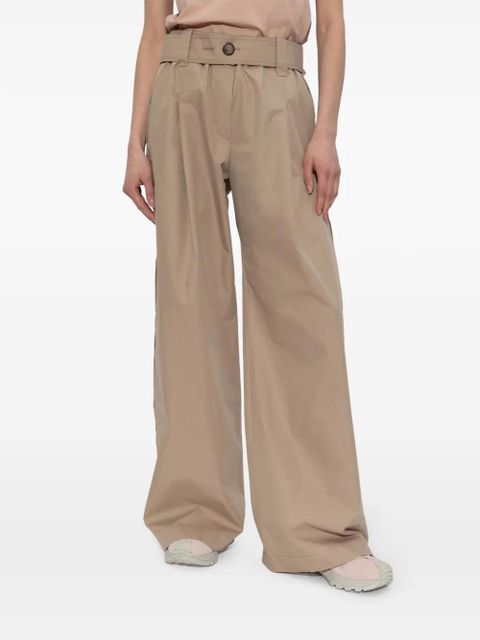 Moncler wide-leg trousers - Neutrals - zdjęcie produktu nr 2