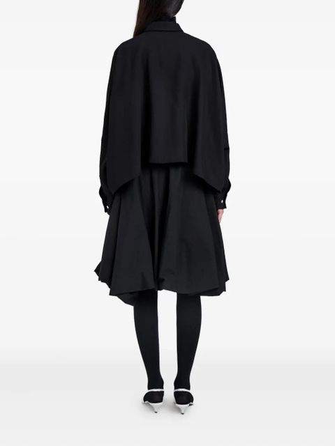 Proenza Schouler draped button-up shirt - Black
