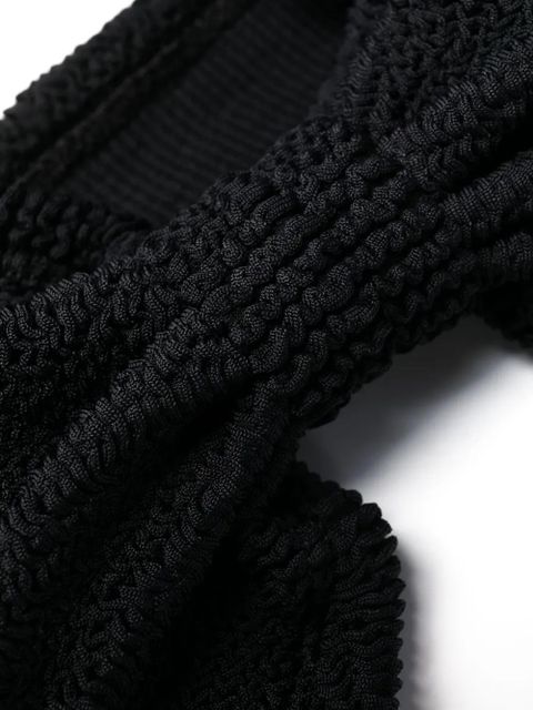 Hunza G Jean crinkled bikini - Black