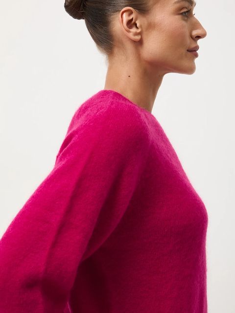 Medicine sweter damski kolor czerwony ciepły