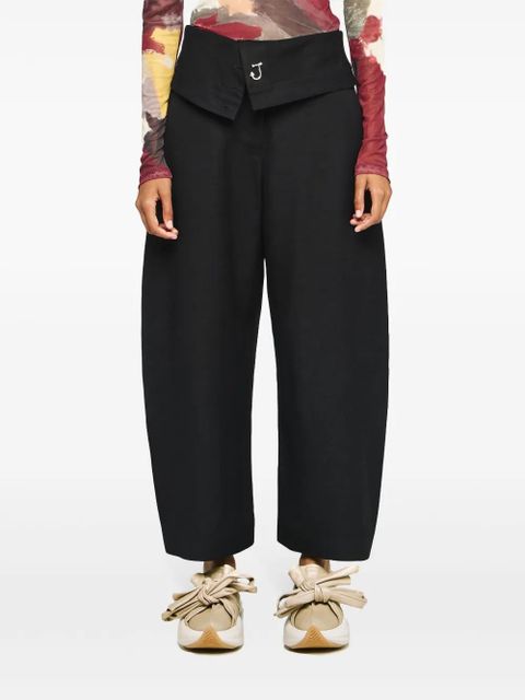 JW Anderson fold-over trousers - Black - zdjęcie produktu nr 2