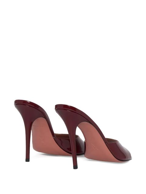 Amina Muaddi Elodie heeled sandals - Red