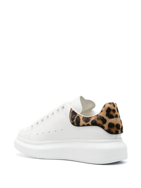 Alexander McQueen Oversized leather sneakers - White - zdjęcie produktu nr 2