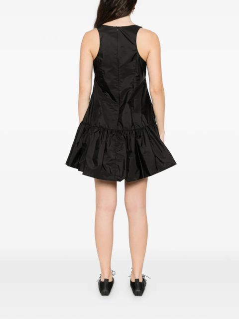 Simone Rocha tapered peplum mini dress - Black