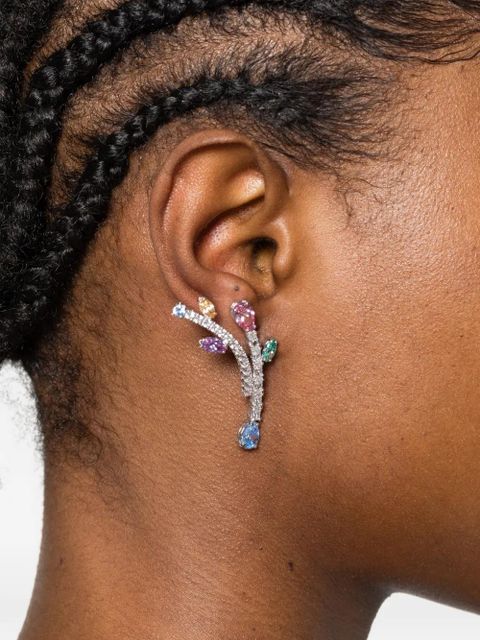 Swarovski x Ariana Grande drop-design earrings - Silver - zdjęcie produktu nr 2