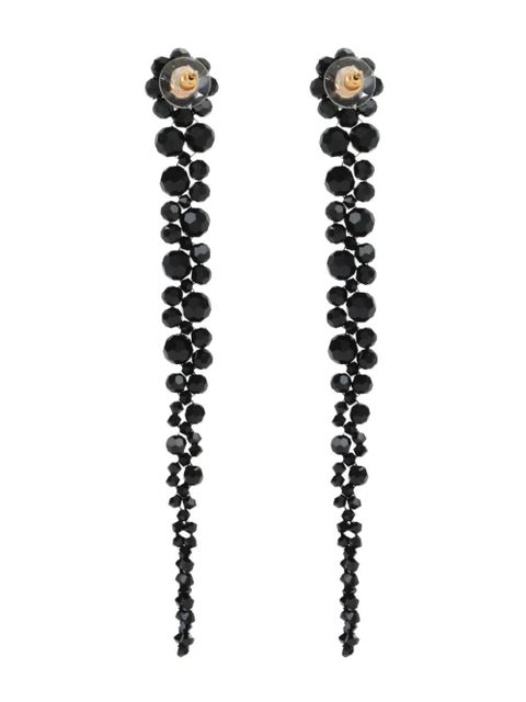 Simone Rocha bead drip earrings - Black