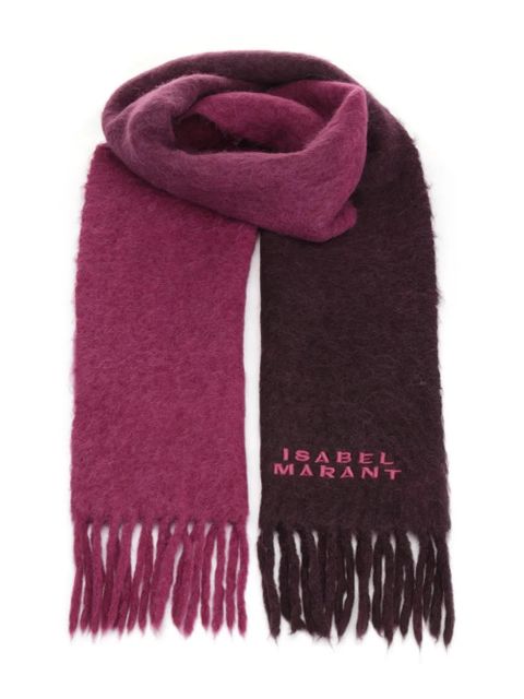 ISABEL MARANT two-tone fringed scarf - Pink - zdjęcie produktu nr 1