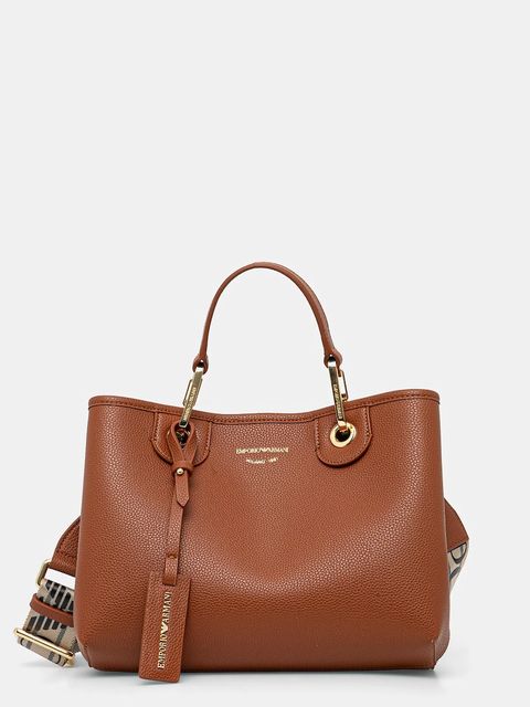 Emporio Armani torebka kolor brązowy - zdjęcie produktu nr 1