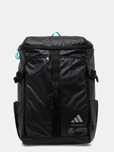 adidas plecak x Mercedes kolor szary duży z nadrukiem JX6466