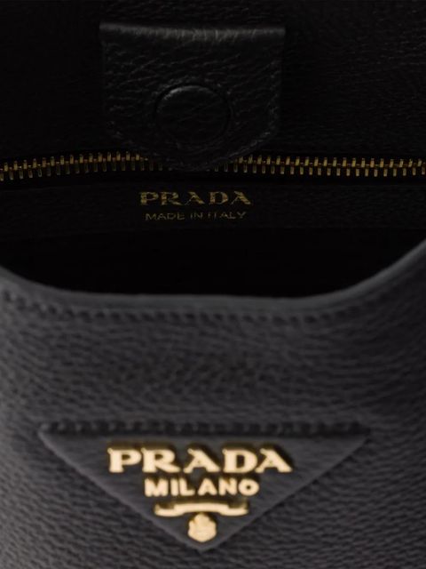 Prada medium leather bag - Black - zdjęcie produktu nr 2