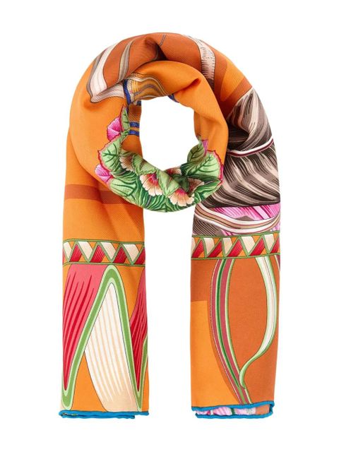 Ferragamo silk scarf - Orange - zdjęcie produktu nr 1