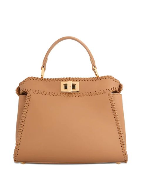 FENDI small Peekaboo tote bag - Brown - zdjęcie produktu nr 1