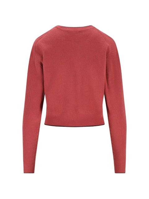 Chloé heart knitted jumper - Red - zdjęcie produktu nr 2