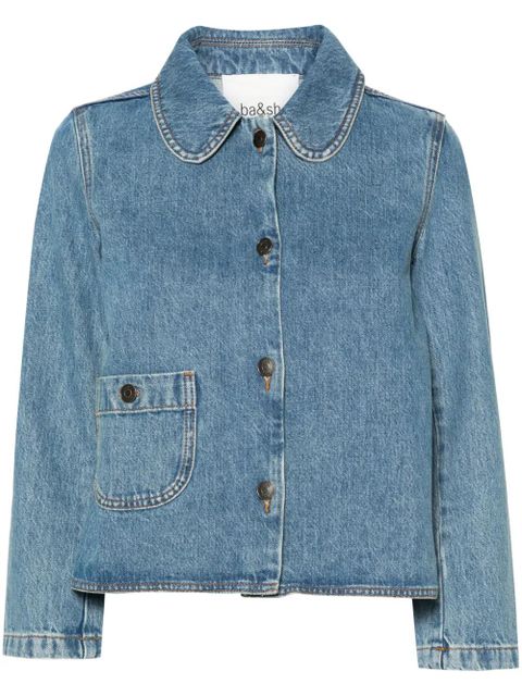 Ba&Sh Tiny denim jacket - Blue - zdjęcie produktu nr 1