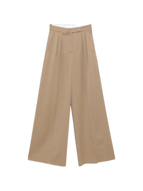 Max Mara Mxmquorum pleated pants - Brown - zdjęcie produktu nr 1
