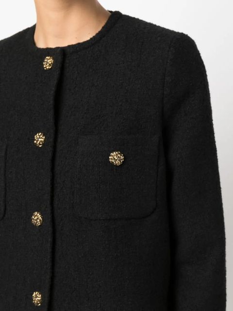 Ba&Sh Meredith tweed jacket - Black