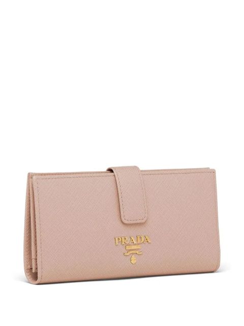 Prada long logo wallet - Pink