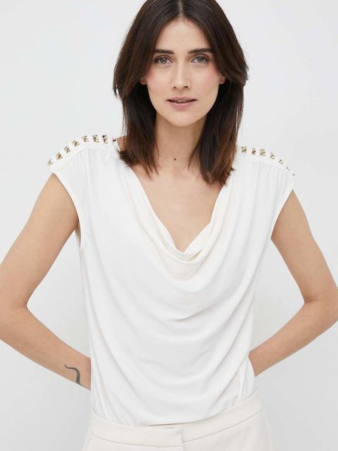 Lauren Ralph Lauren bluzka kolor biały - zdjęcie produktu nr 1