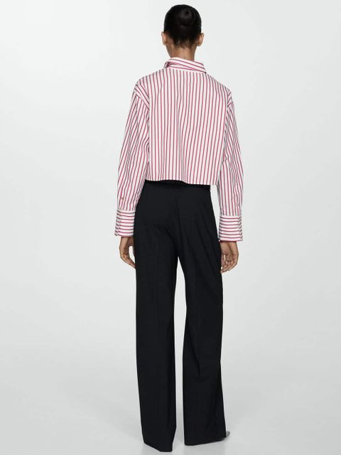 Krótka koszula w paski