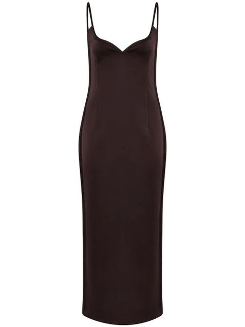 Paris Georgia Heart midi dress - Brown - zdjęcie produktu nr 1