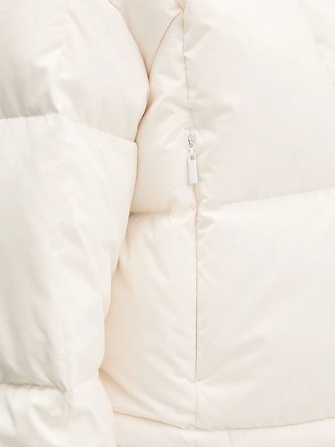 Tommy Jeans kurtka puchowa kolor beżowy zimowa oversize DW0DW21624