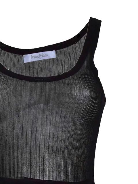 Max Mara crew-neck top - Black