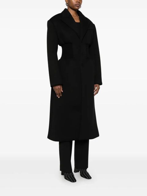 WARDROBE.NYC single-breasted coat - Black
