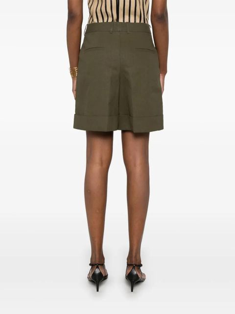 Jil Sander linen shorts - Green - zdjęcie produktu nr 2