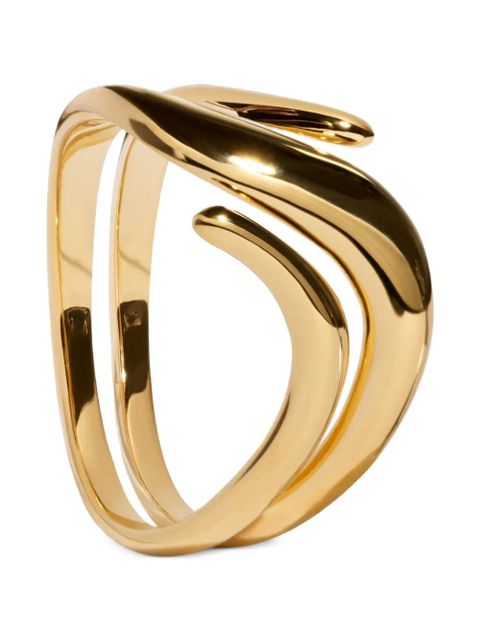 Monica Vinader Swirl ring - Gold - zdjęcie produktu nr 1