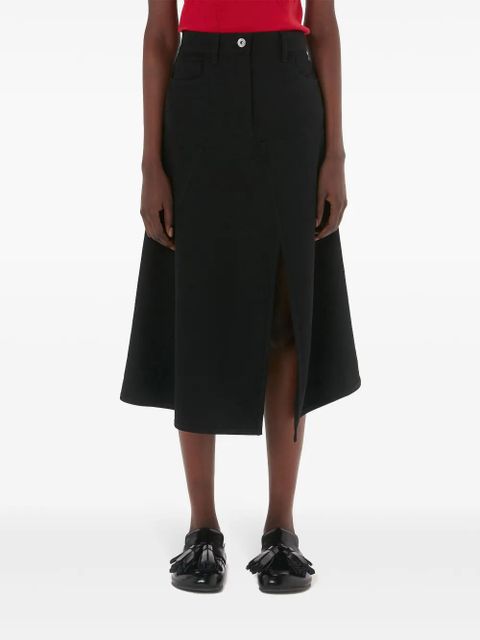 JW Anderson hanky-hem asymmetric skirt - Black - zdjęcie produktu nr 2